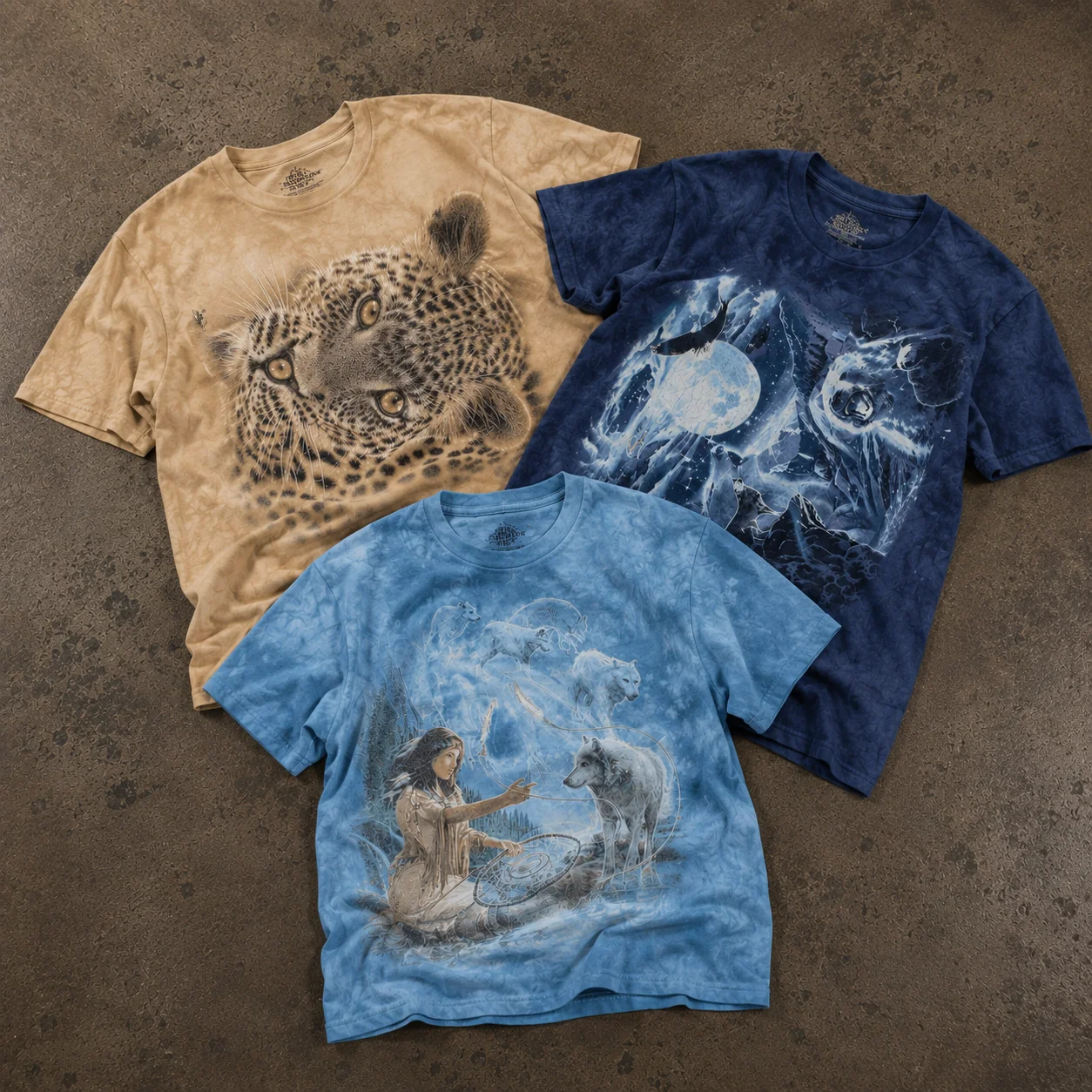 25x ANIMAL MOUNTAIN T-SHIRTS