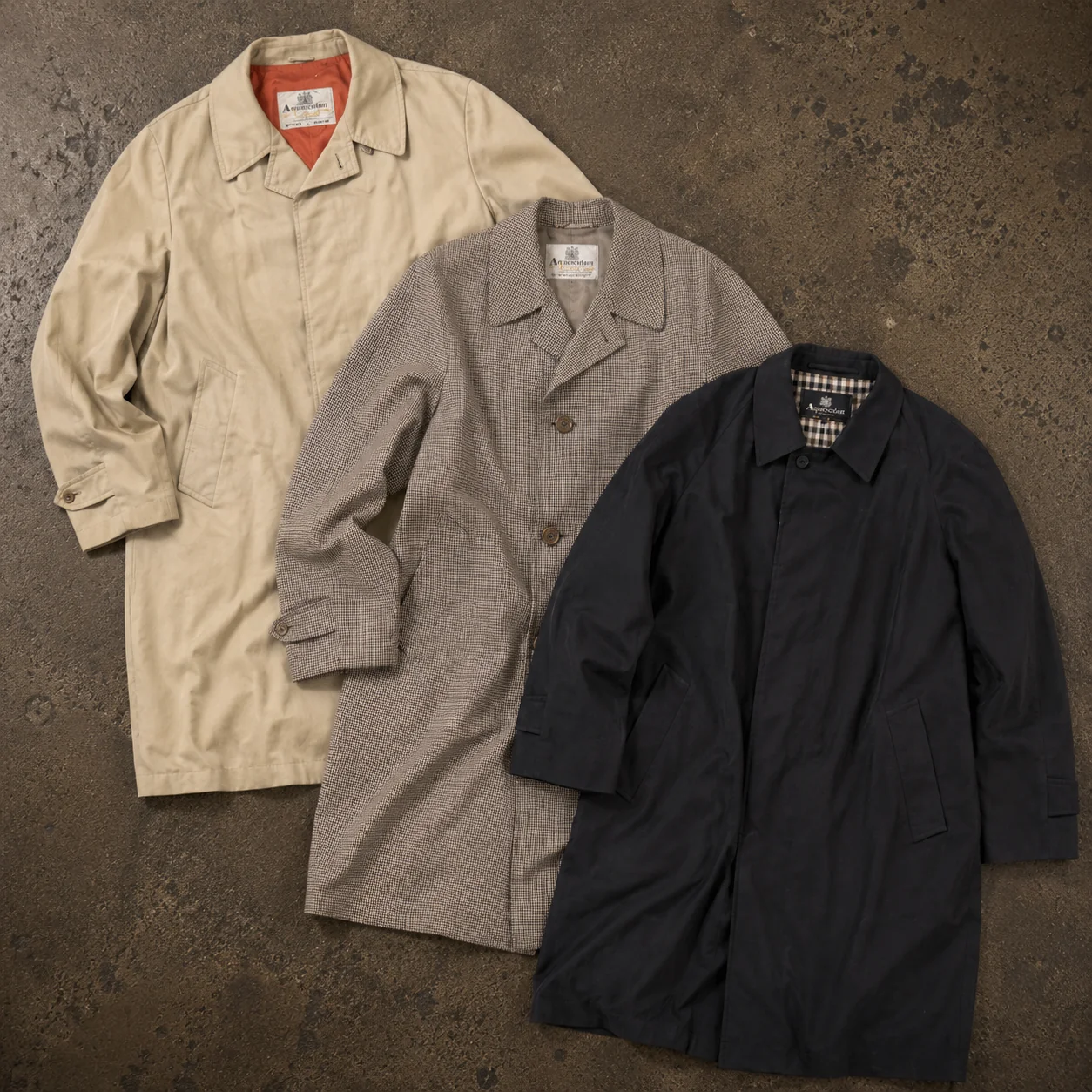 5x AQUASCUTUM TRENCH COATS