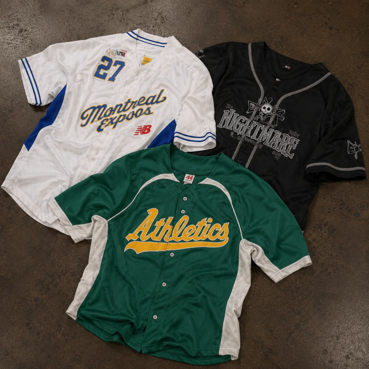 25x BASEBALL JERSEYS