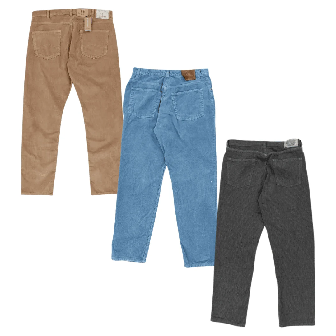 20x BRANDED CORDUROY TROUSERS