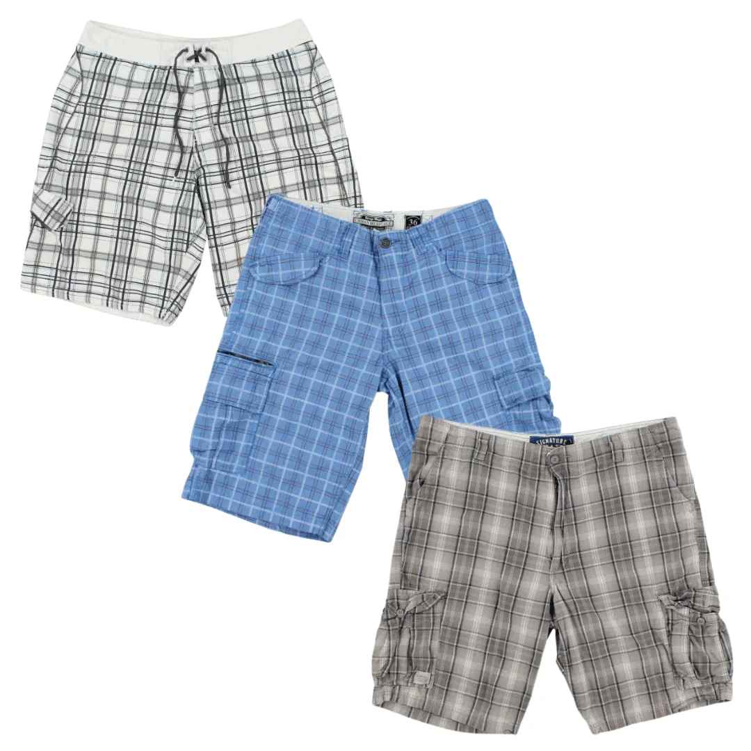 25x VINTAGE PLAID SHORTS - Image 2