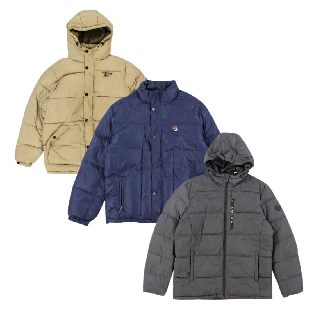 5x BRANDED PUFFER JACKETS - Image 2