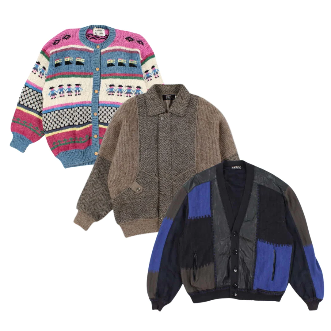 25x FUNKY VINTAGE CARDIGANS - Image 2