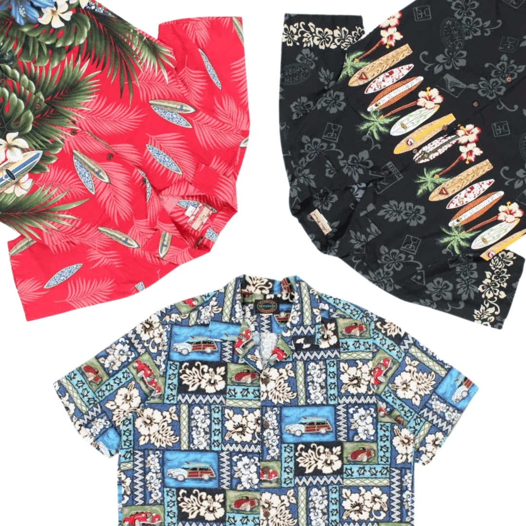 20x VINTAGE HAWAIIAN SHIRTS - Image 2