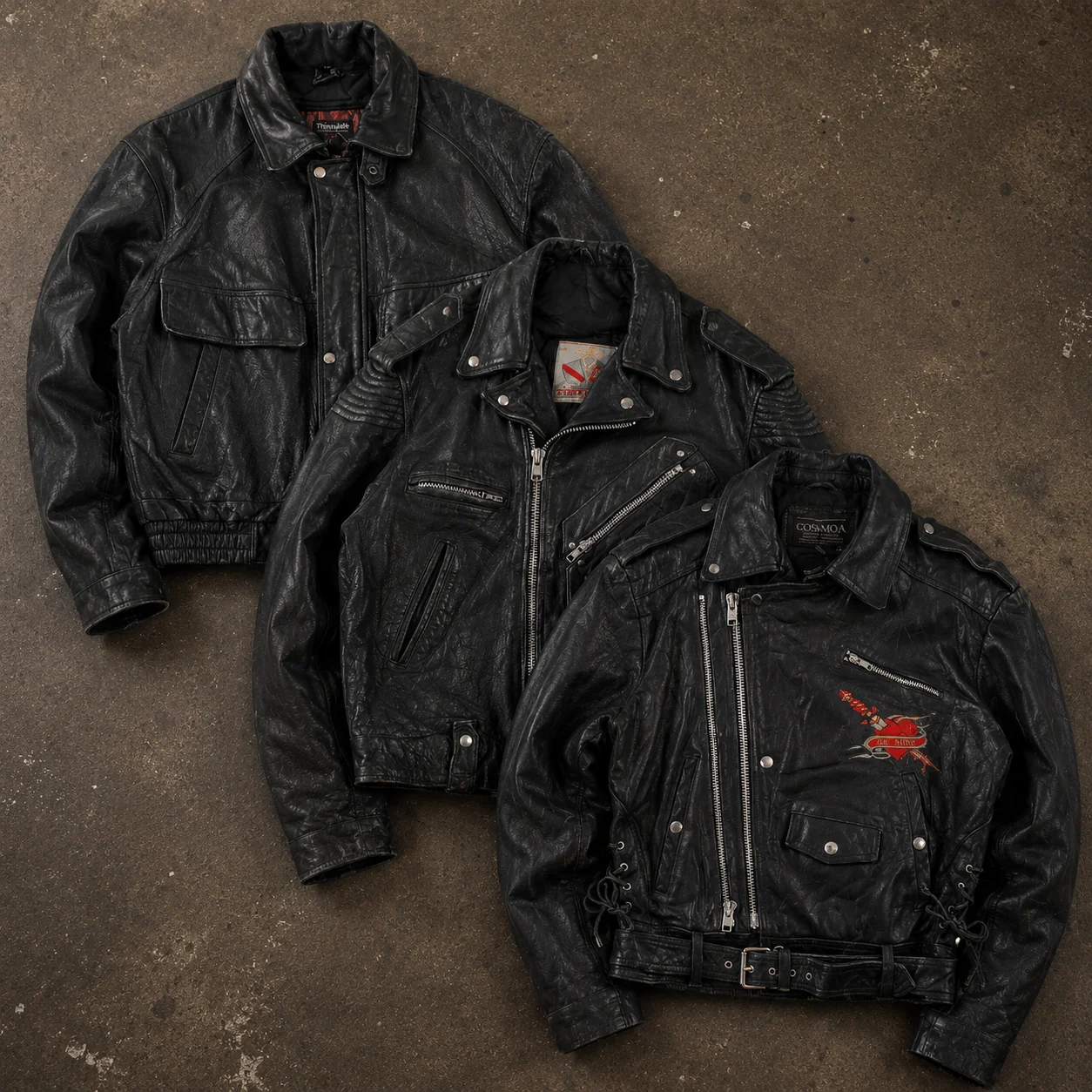 30x PREMIUM LEATHER MOTORBIKE JACKETS B/C - Image 2