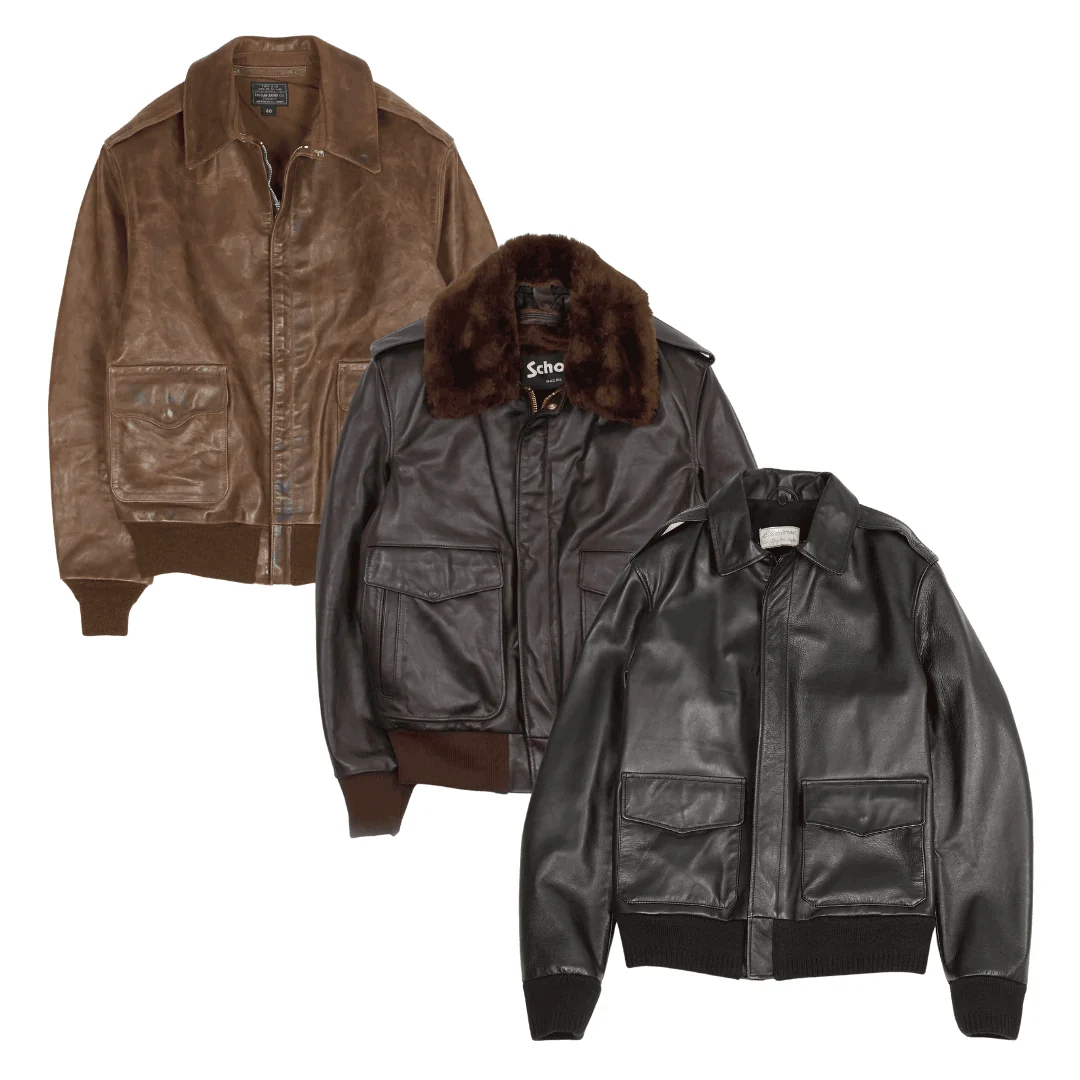5x LEATHER FLYING JACKETS - Image 2