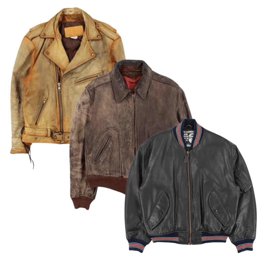 5x PREMIUM LEATHER JACKETS - Image 3