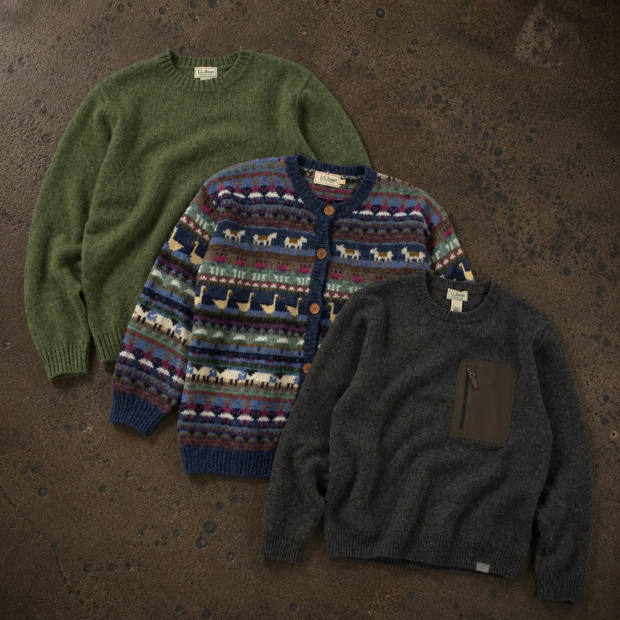 25x LL BEAN KNITWEAR