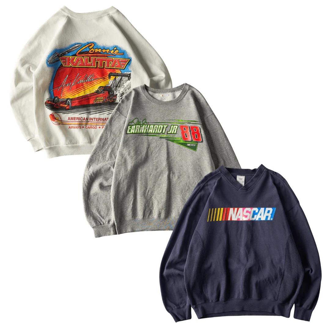10x NASCAR/RACING SWEATSHIRTS - Image 2