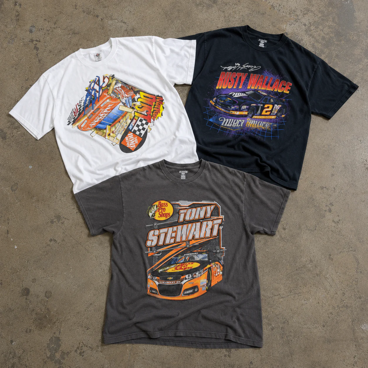 20x CAR/RACING T-SHIRTS
