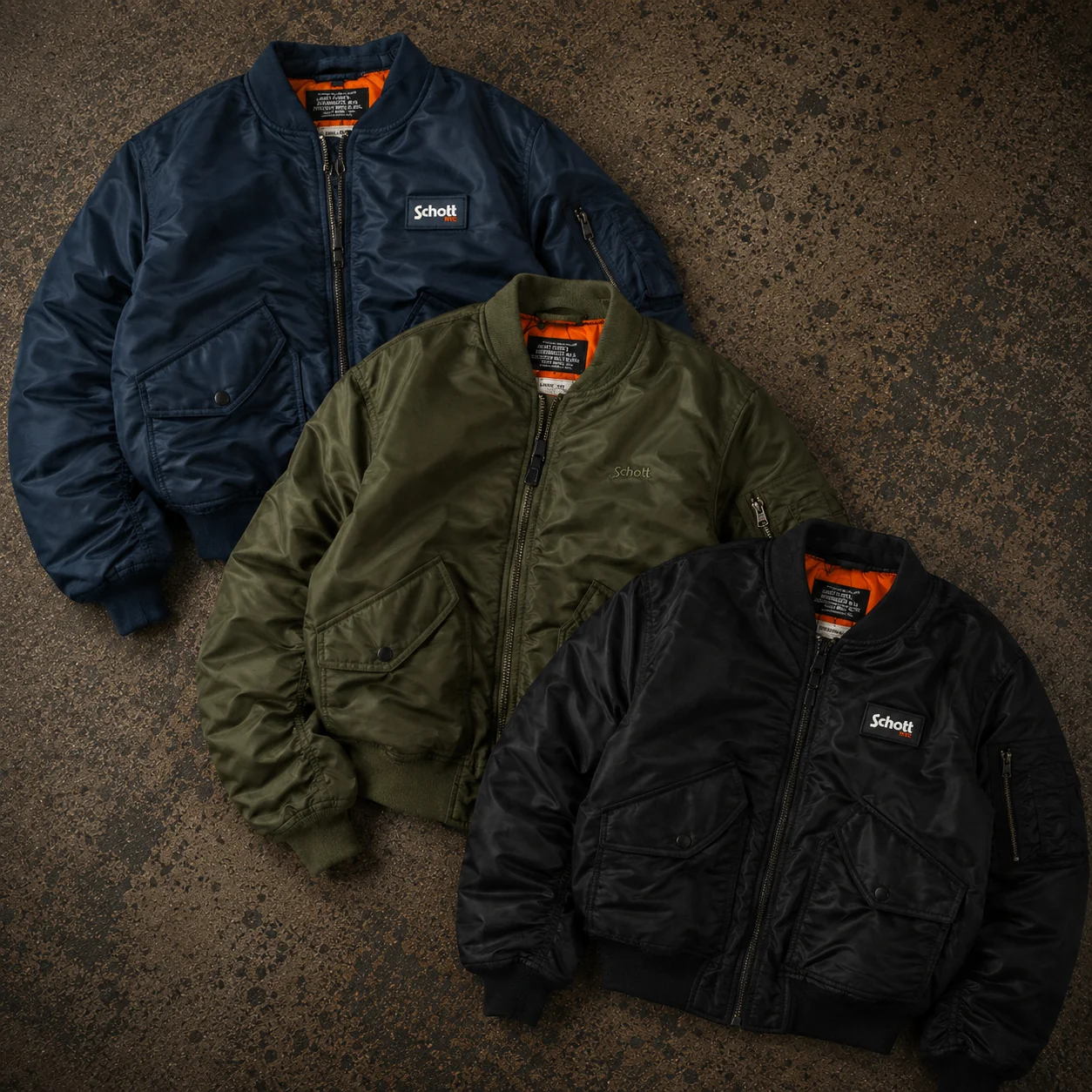 5x SCHOTT JACKETS