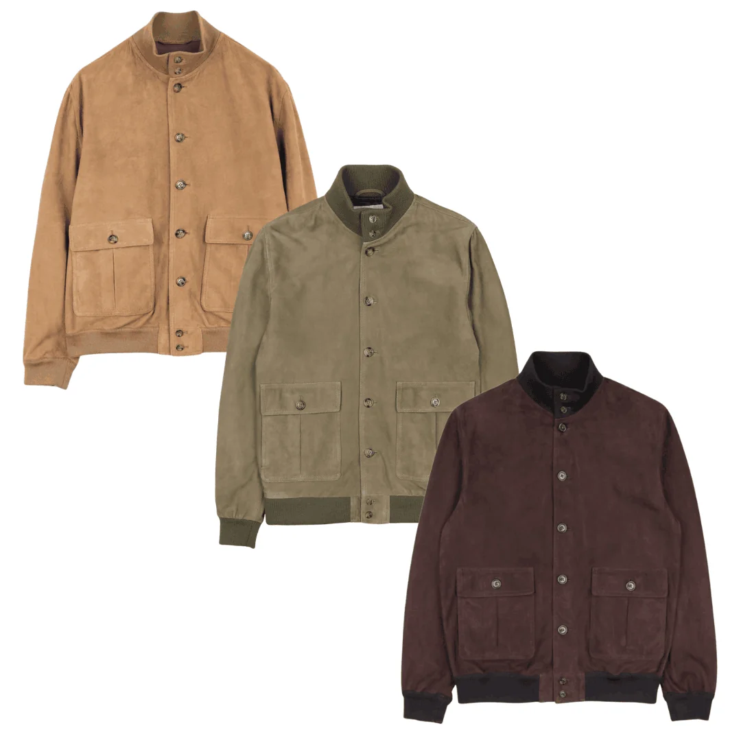 10x SUEDE AVIATOR BOMBER JACKETS - Image 2