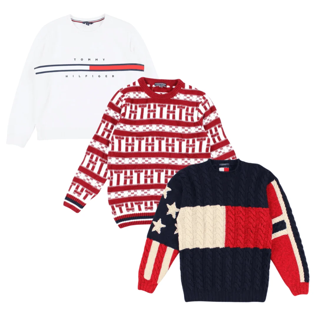 10x TOMMY HILFIGER BIG LOGO KNITWEAR - Image 2