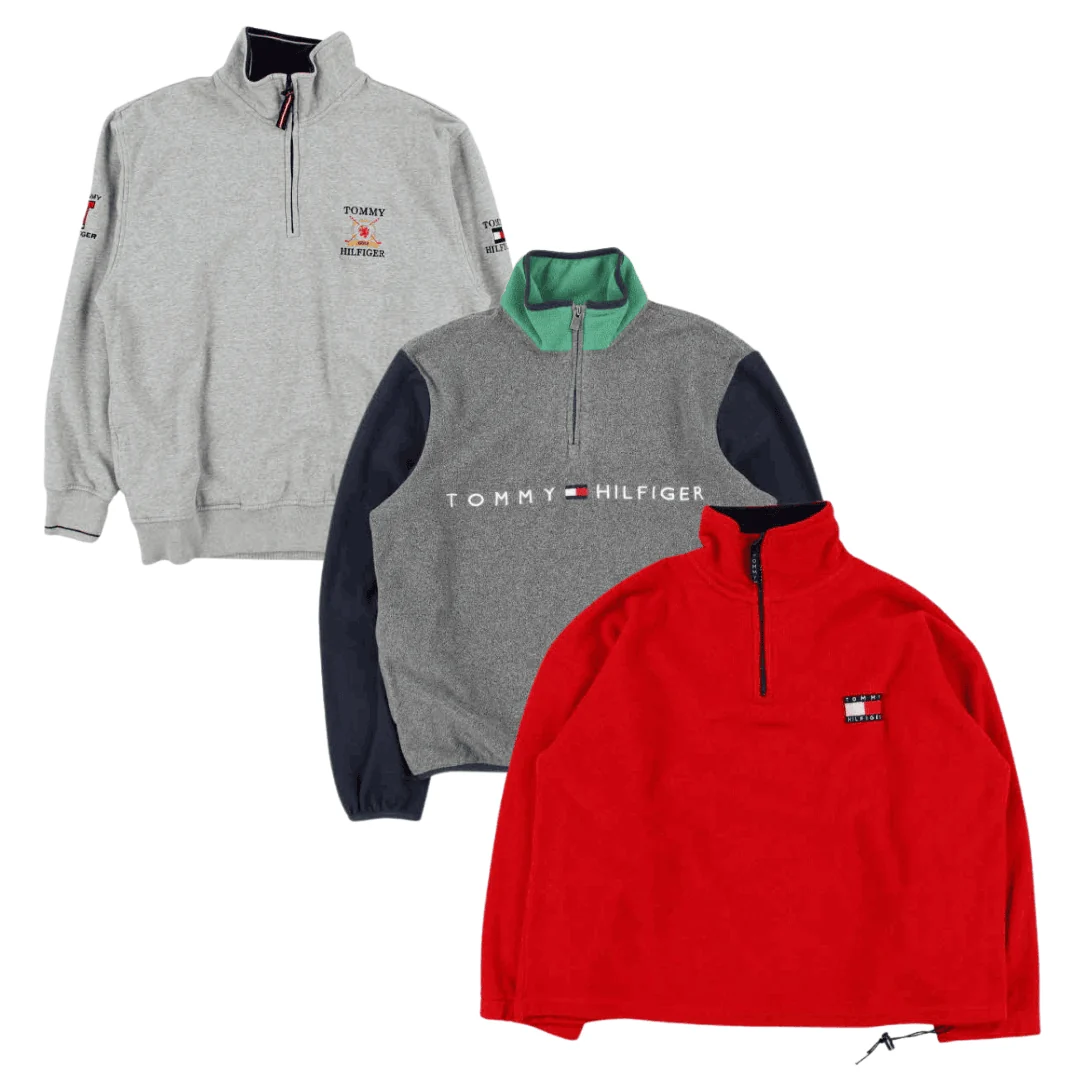 15x TOMMY HILFIGER 1/4 ZIP KNITWEAR - Image 2