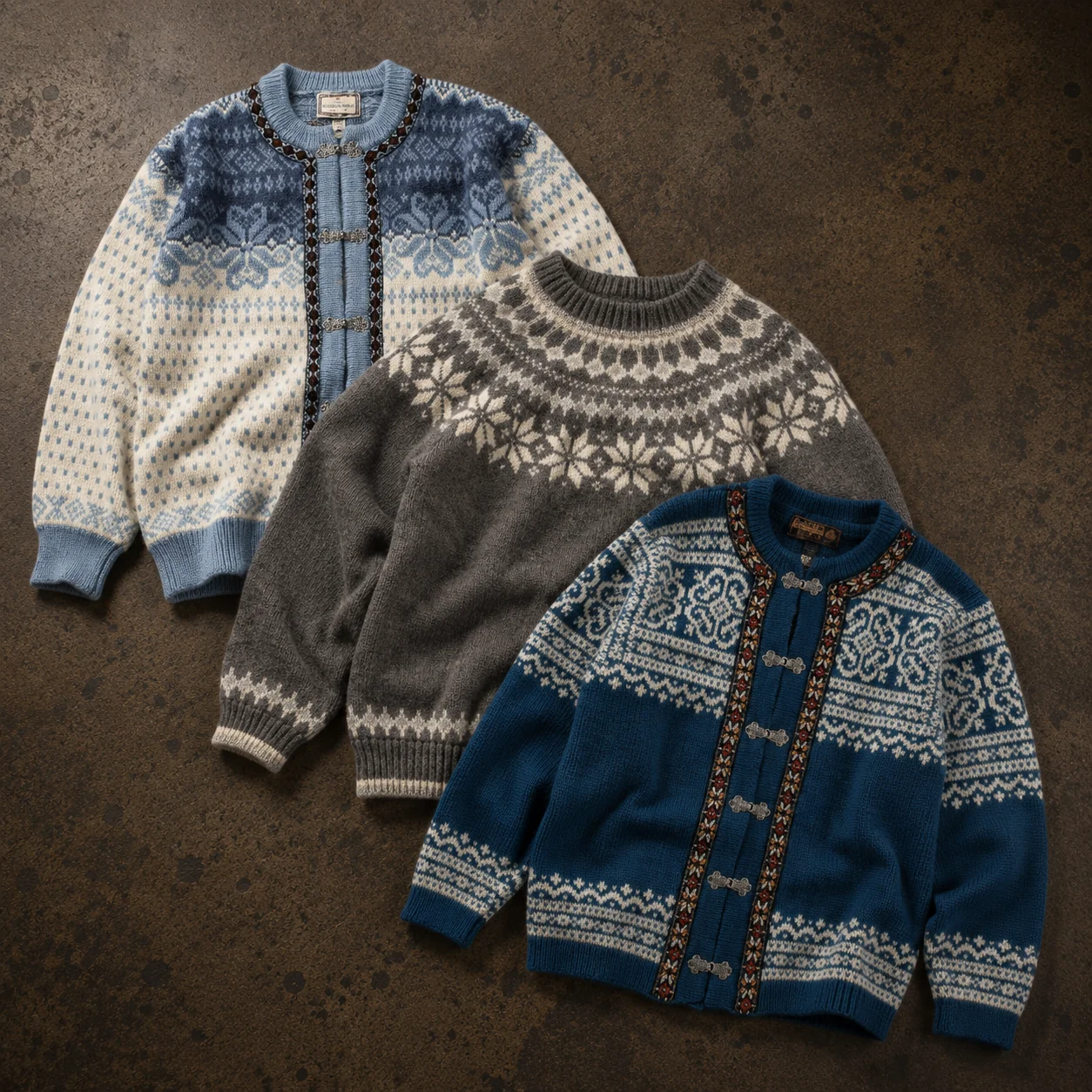 10x VINTAGE NORWEGIAN KNITWEAR