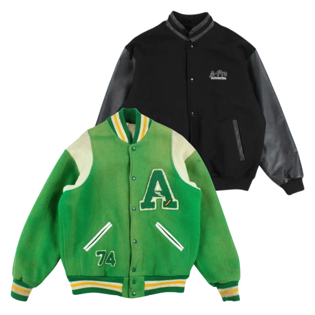 10x WOOL LEATHER VARSITY JACKETS - Image 3